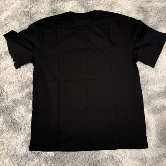 Palm Angels Yellow Grafitti Star Logo Black T-Shirt Size Large - Picture 3 of 3